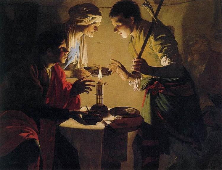 Hendrick ter Brugghen Esau Selling His Birthright oil painting image